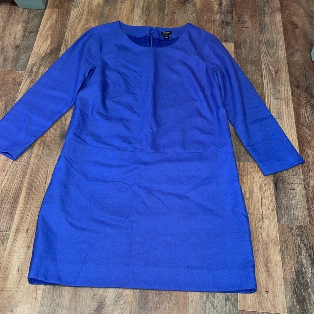 J Crew Wool Blend Mini Dress.  Fully‎ lined.  Size 0
